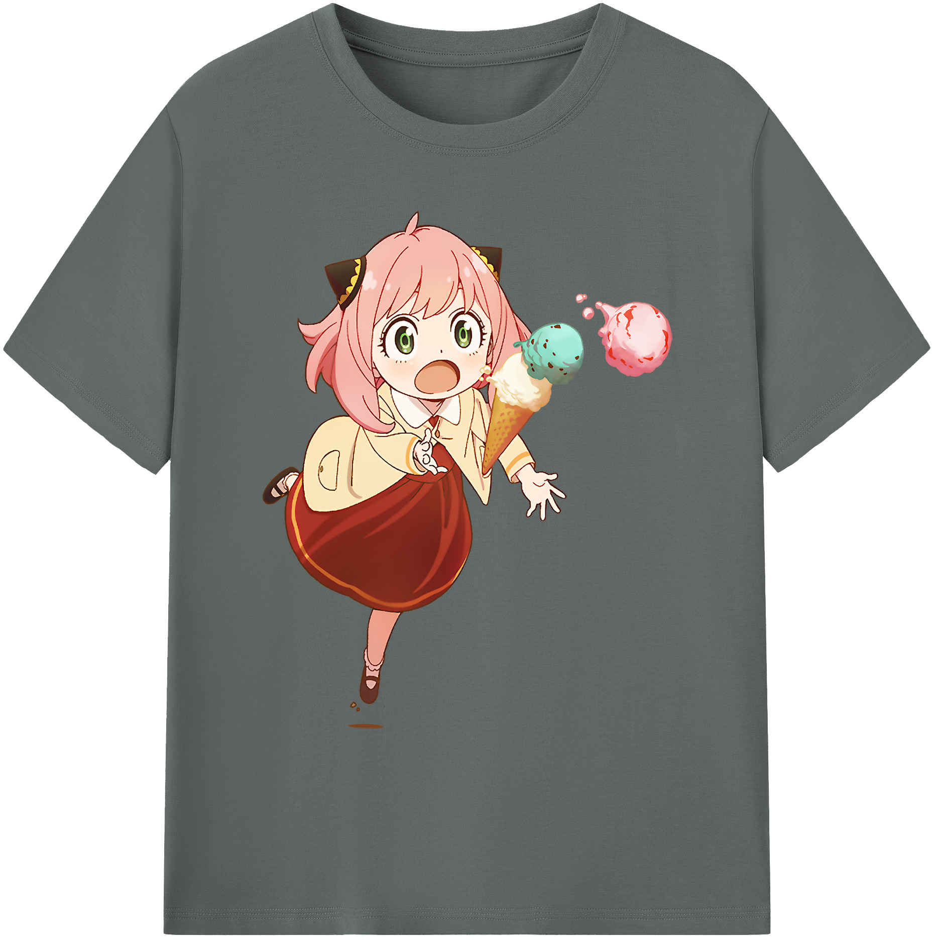 （画像用） SPY×FAMILY间谍家家酒 綿100％ メンズ半袖Tシャツ｜肌触りやわらか＆通気性